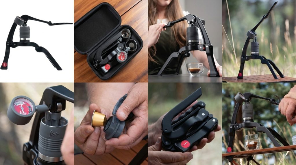 flair 2 go espresso maker split image