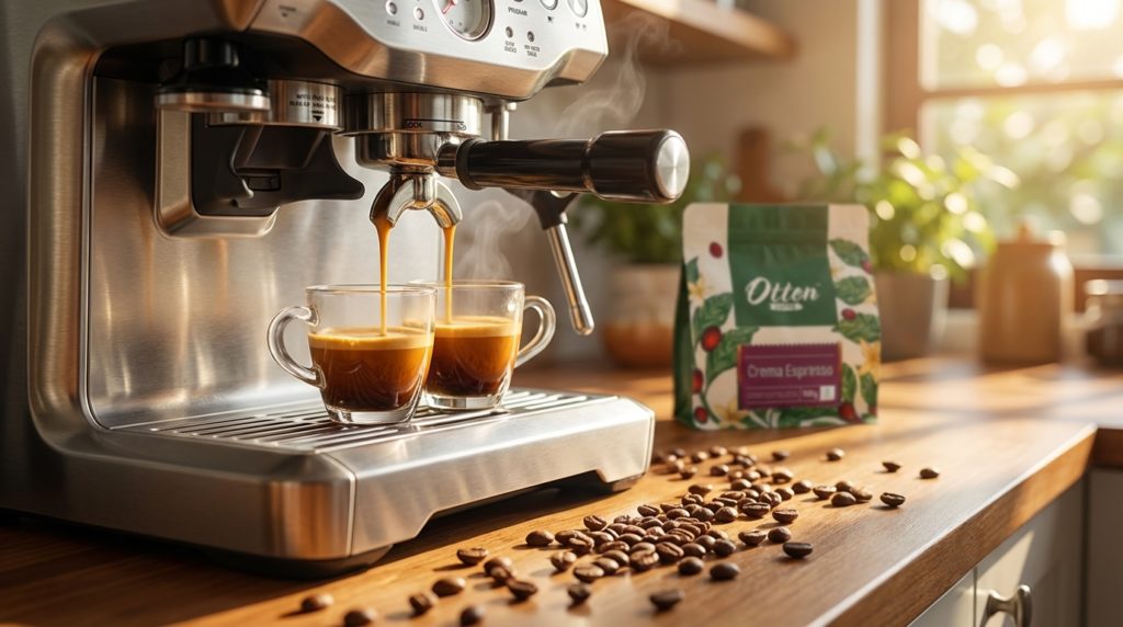 Coffee Machine with Grinder breville the barista express dan crema espresso blend