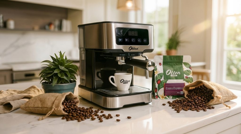 mesin kopi watt kecil otten ottura silver