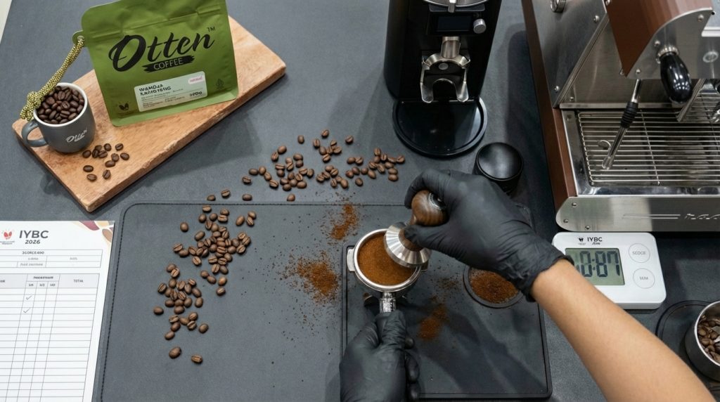 tamping kompetisi barista muda iybc 2026