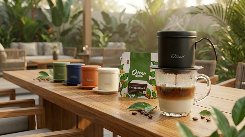 vietnam drip xl kopi susu blend dengan warna lainnya