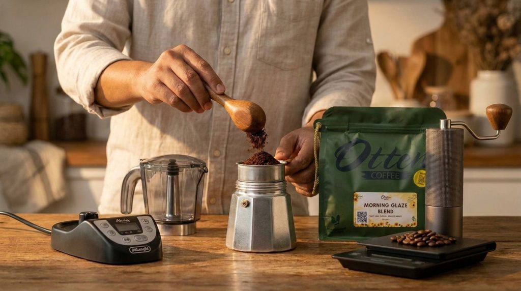 DeLonghi Moka Pot Coffee Maker bikin