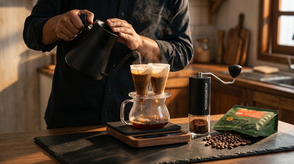 kopi untuk wfh pilih binocular dripper