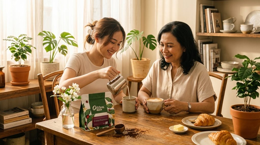 momen ngobrol di hari ibu