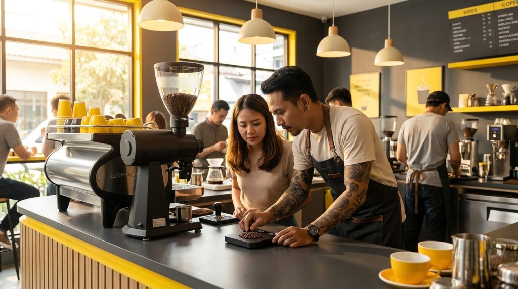 scale untuk kalibrasi espresso