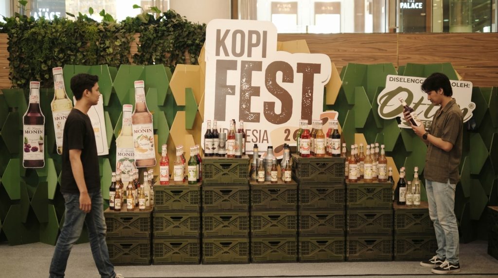 display sirup monin di KFI2026 medan
