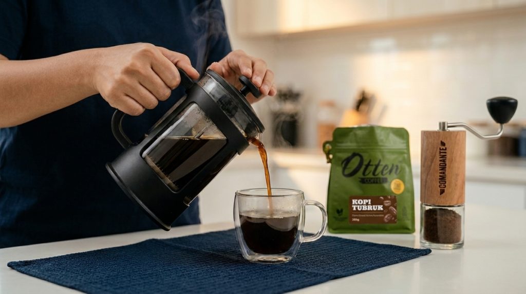kopi french press dan kopi tubruk