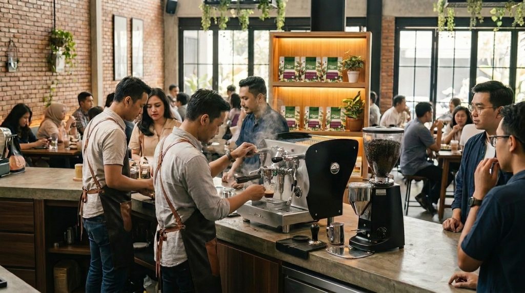 mesin espresso affordable coffee shop orchestrale nota