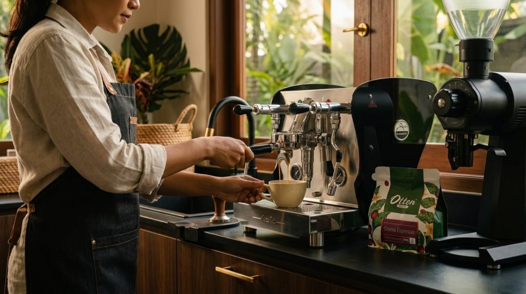 mesin kopi orchestralle nota di bali