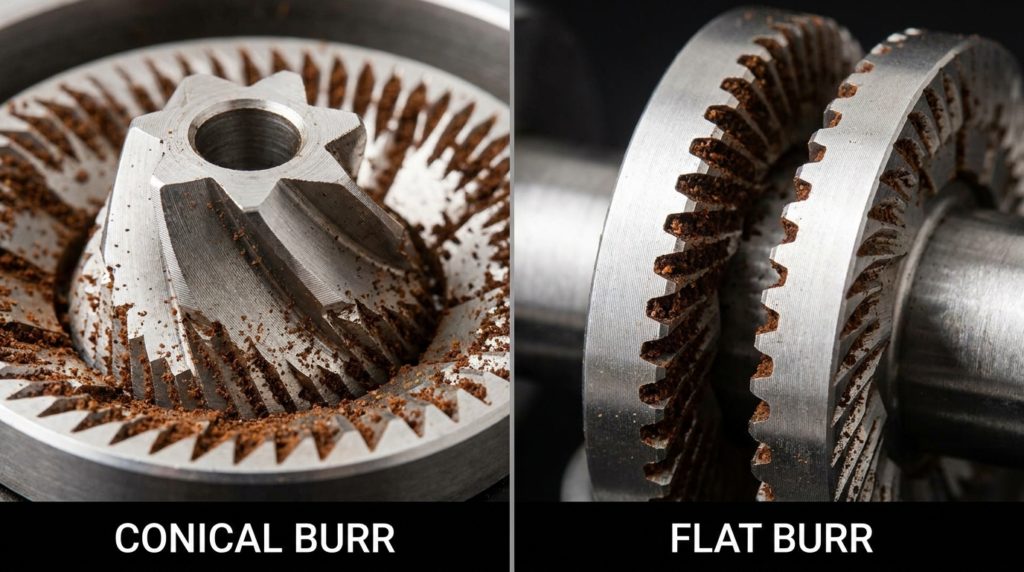 conical burr vs flat burr