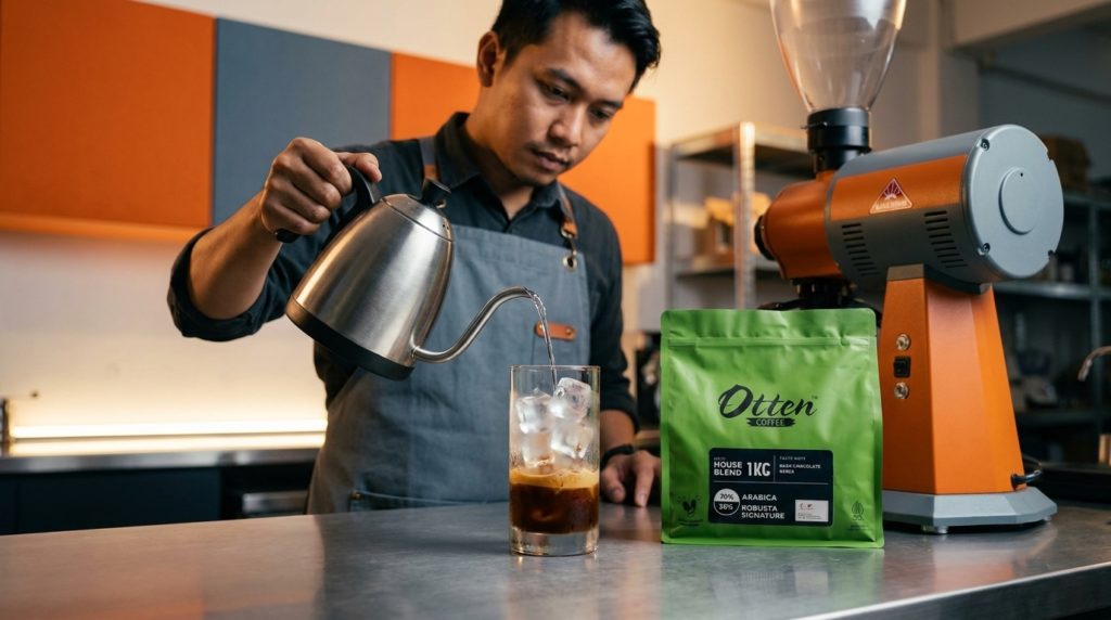 kopi 70 30 blend untuk americano