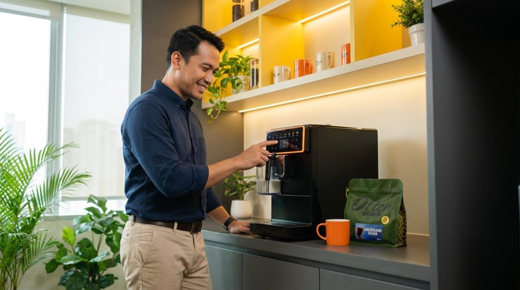 kopi praktis di kantor