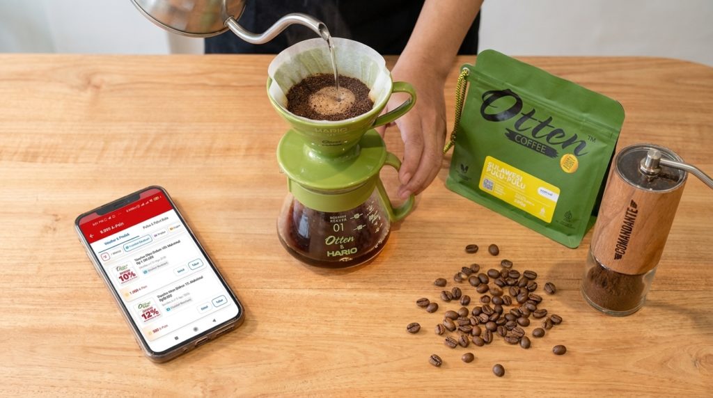 pengguna alfagift tebus alat kopi