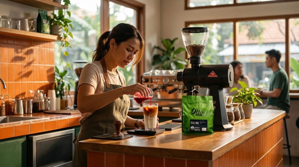 ide promo kopi kemerdekaan kopi susu layer merah putih