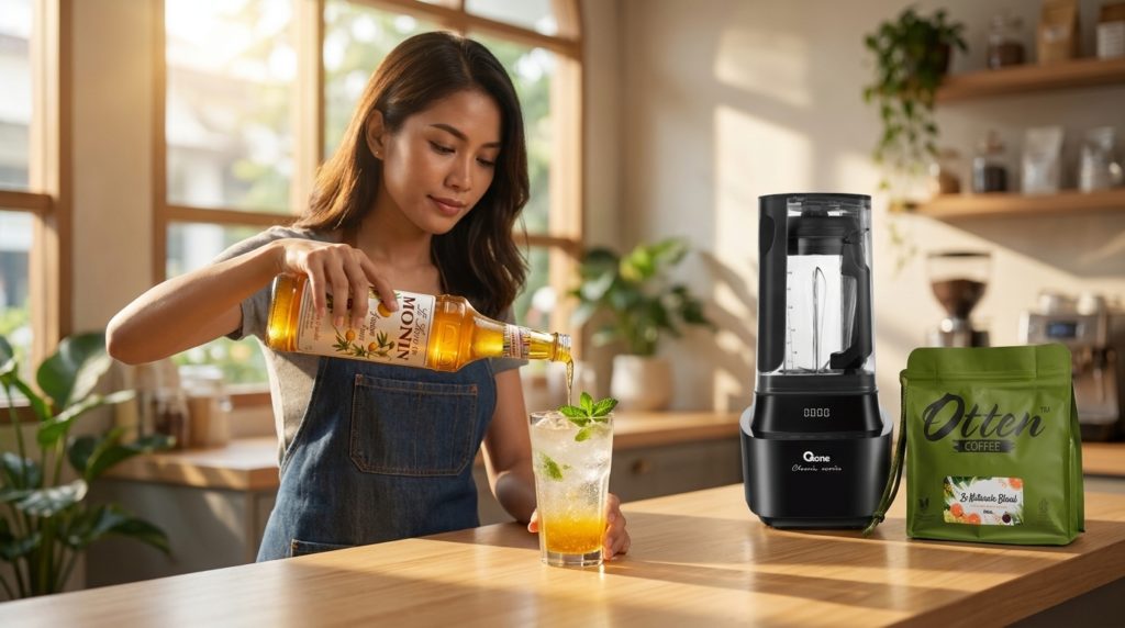 menu non kopi untuk cafe dengan monin