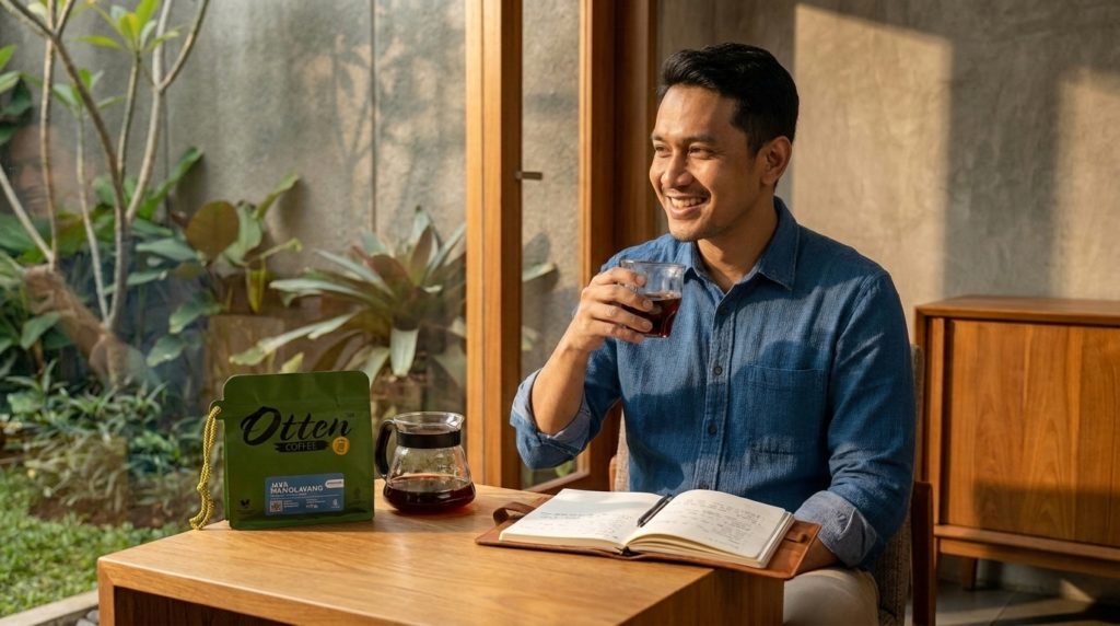 ngopi self reward seduh kopi dengan glass sensory cup