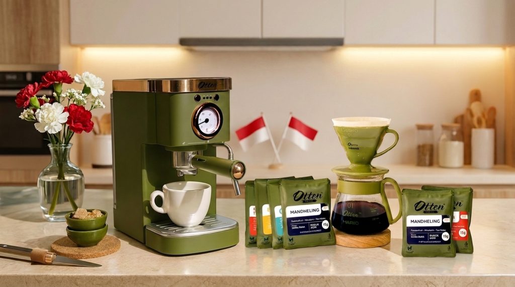 promo mesin kopi otten retto dan set pour over