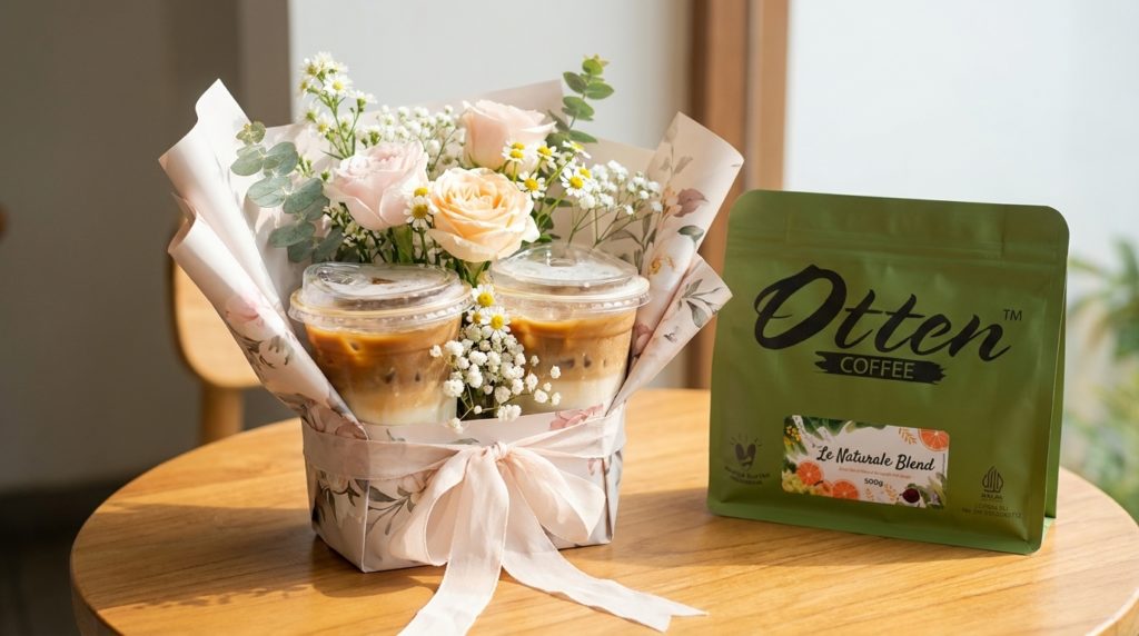 kopi bucket bisnis florist