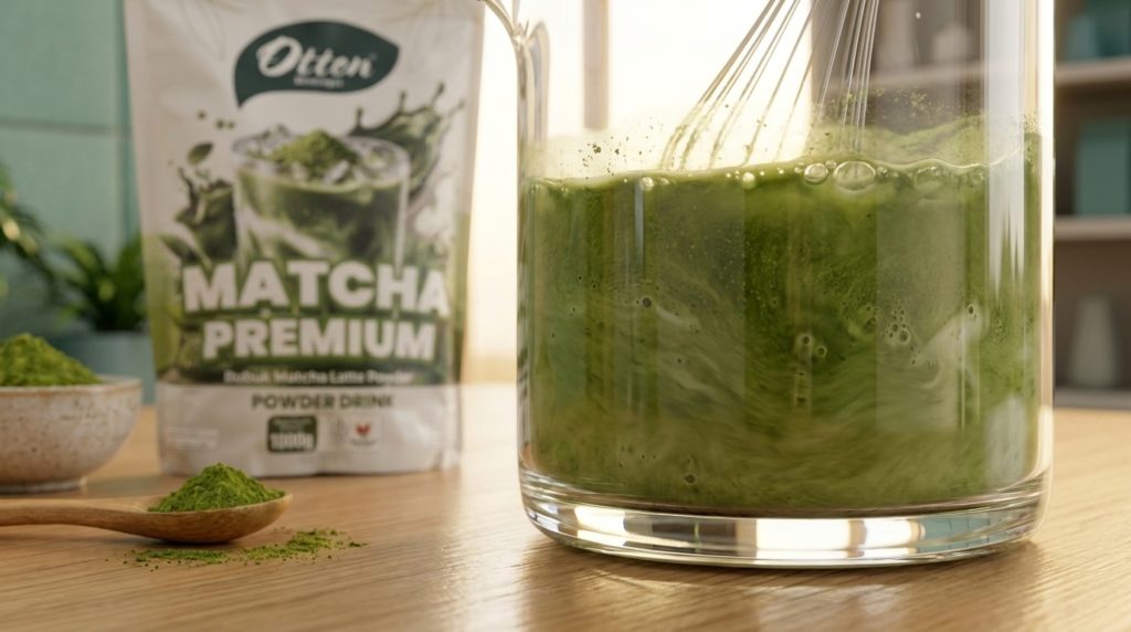 matcha premium di aduk