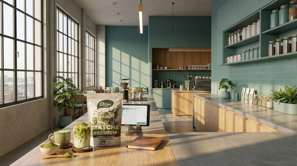 matcha premium di cafe matcha