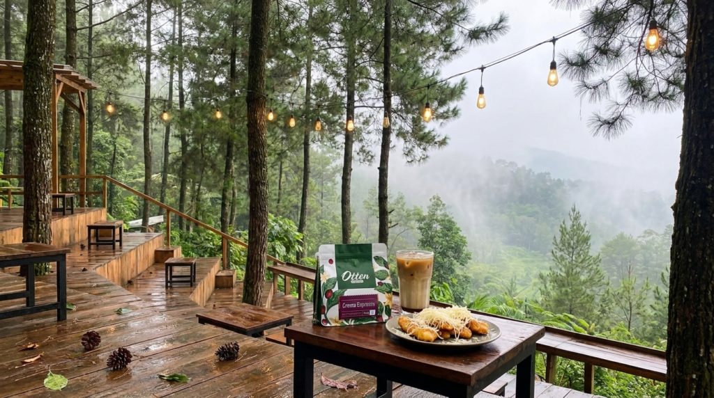 tempat ngopi dan sarapan estetik di bandung