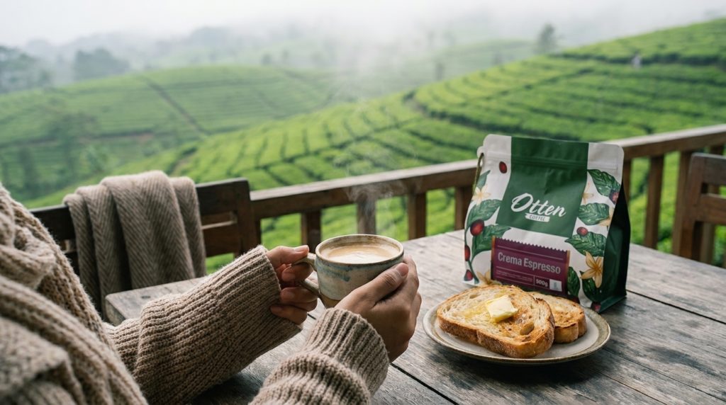 tempat ngopi dan sarapan estetik di bogor