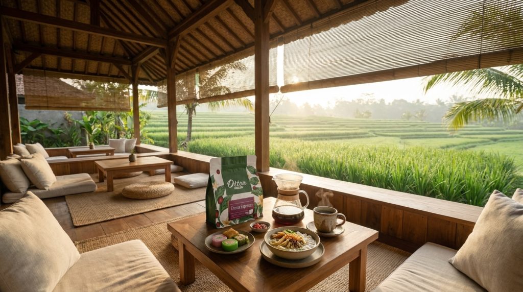 tempat ngopi dan sarapan estetik di ubud