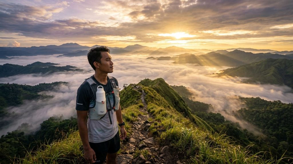 trail run dengan tumblr otten di hydration vest
