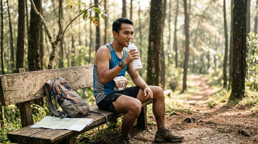 train run minum kopi dingin