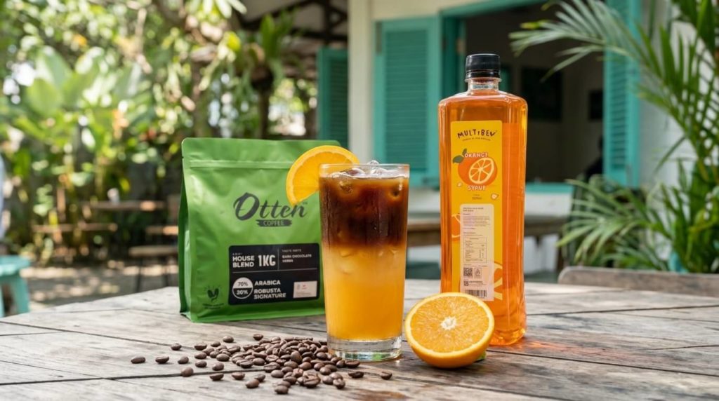 Orange Americano dengan Multibev 1 Liter