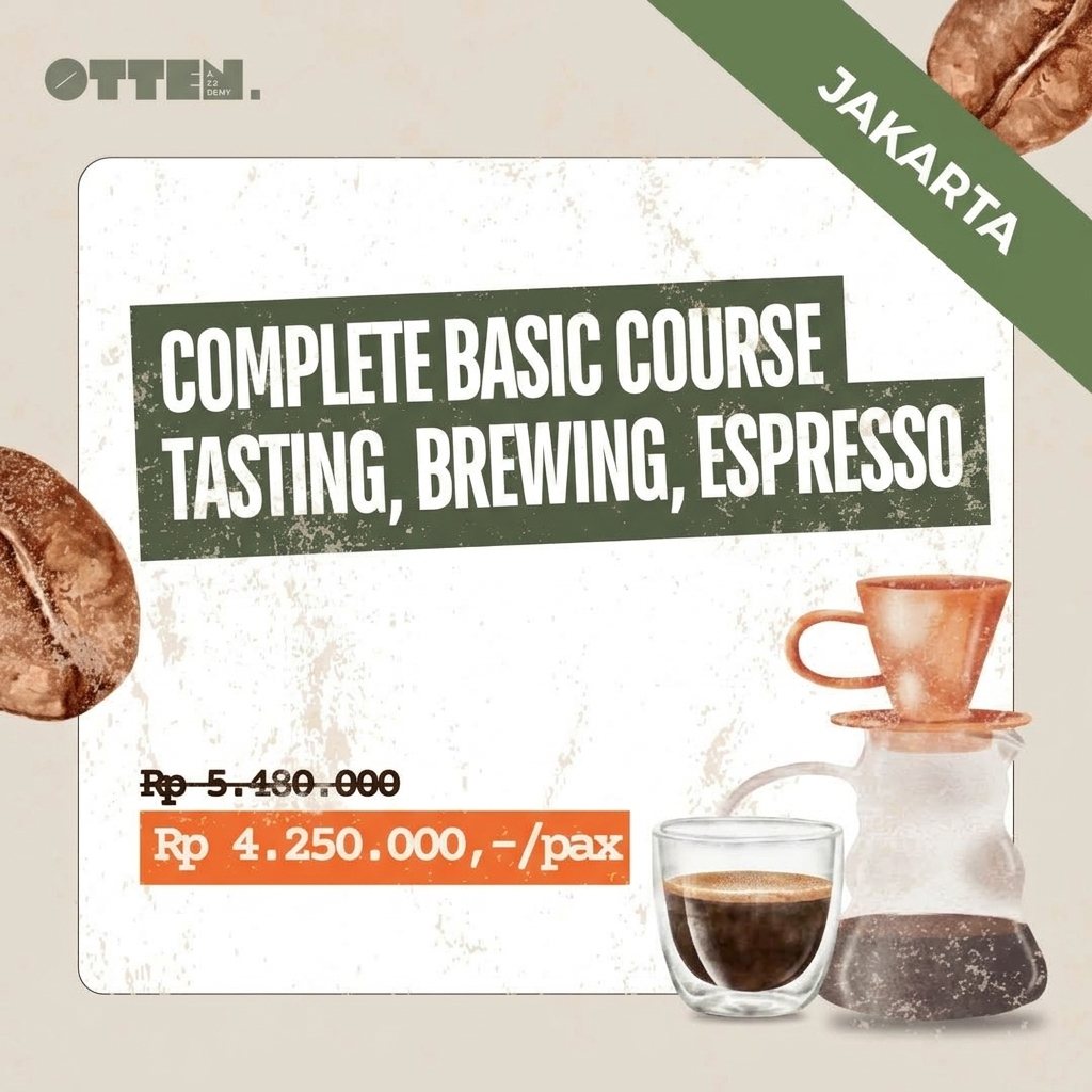 Basic Tasting, Brewing dan Espresso Course