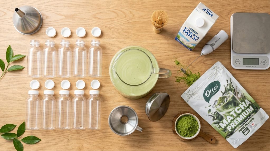 matcha literan dengan matcha premium