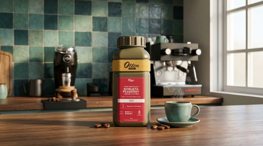 robusta peaberry soe roast mesin la marzocco